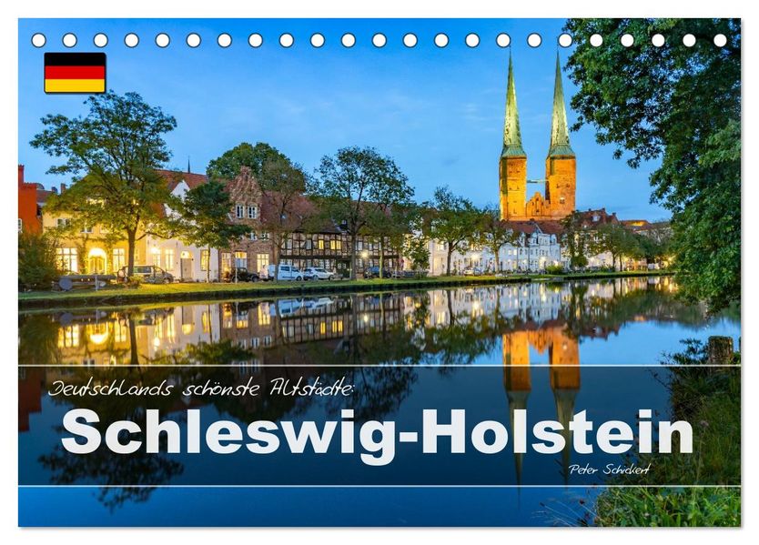 Deutschlands schönste Altstädte - Schleswig-Holstein (Tischkalender 2027 DIN A5 quer) CALVENDO Monatskalender