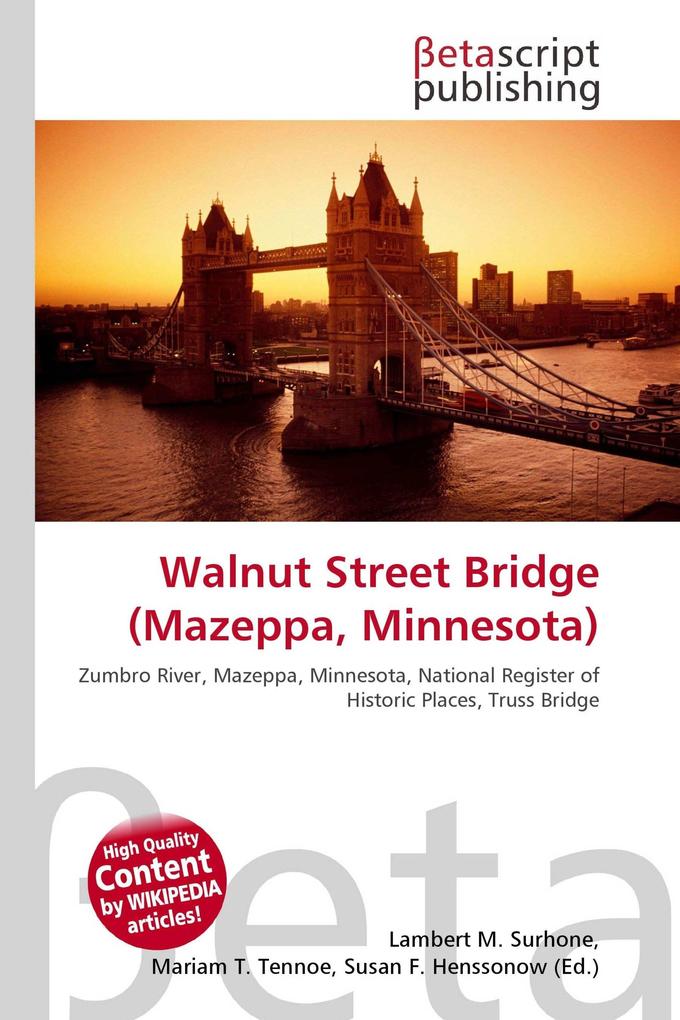 Walnut Street Bridge (Mazeppa Minnesota)
