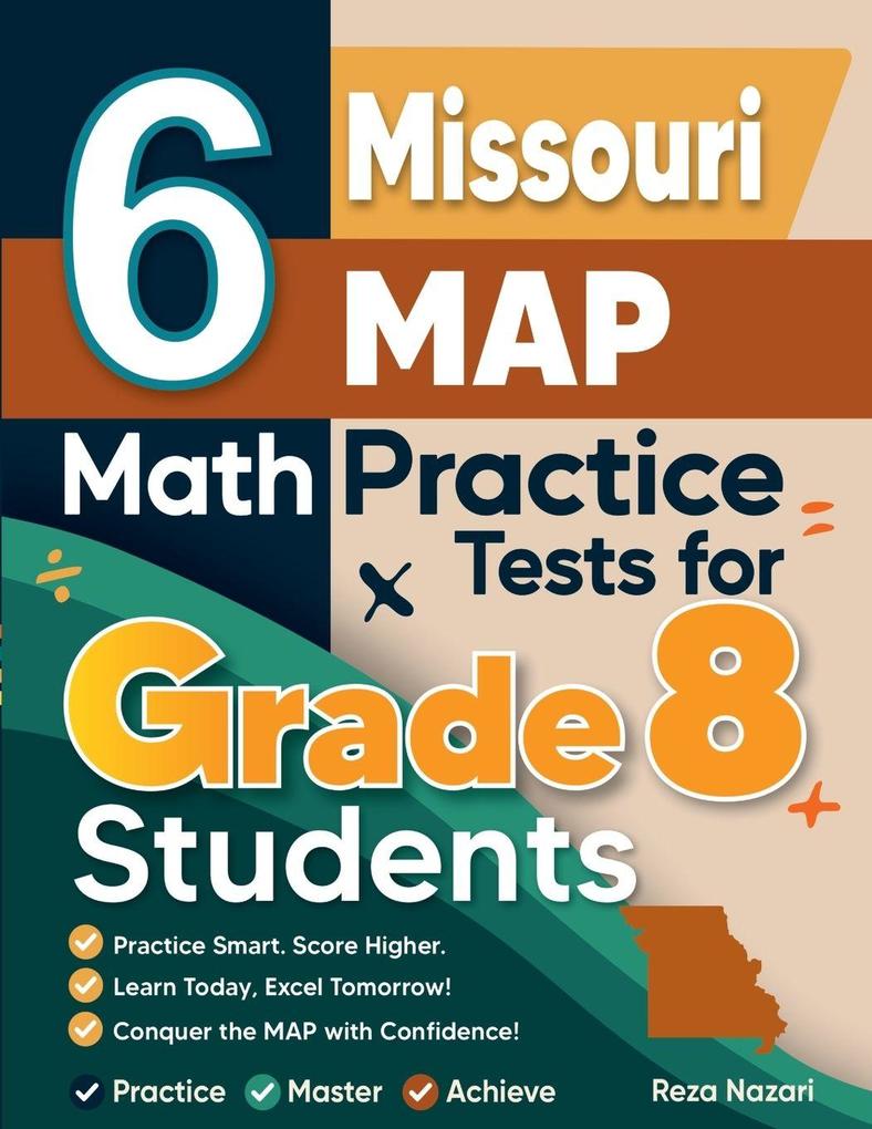 6 Missouri MAP Math Practice Tests for Grade 8 Students