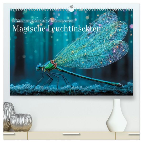 Magische Leuchtinsekten (hochwertiger Premium Wandkalender 2027 DIN A2 quer) Kunstdruck in Hochglanz
