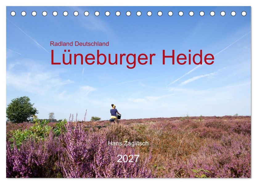 Radland Deutschland - Lüneburger Heide (Tischkalender 2027 DIN A5 quer) CALVENDO Monatskalender