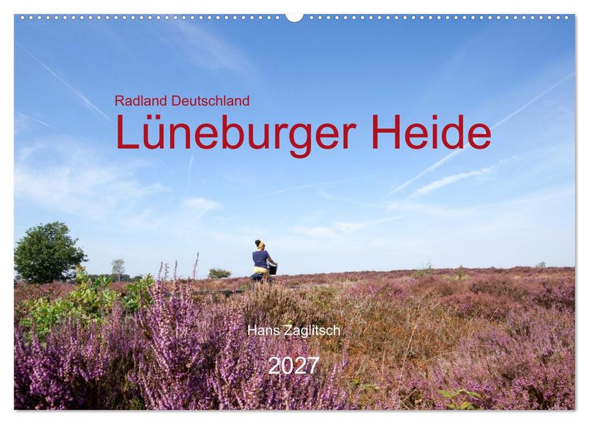 Radland Deutschland - Lüneburger Heide (Wandkalender 2027 DIN A2 quer) CALVENDO Monatskalender