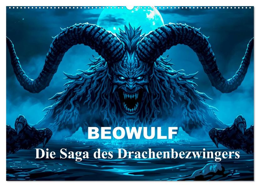 Beowulf - Die Saga des Drachenbezwingers (Wandkalender 2027 DIN A2 quer) CALVENDO Monatskalender