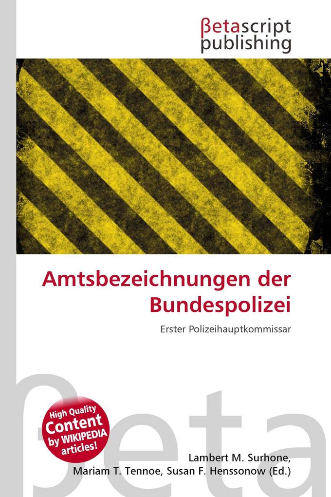 Amtsbezeichnungen der Bundespolizei