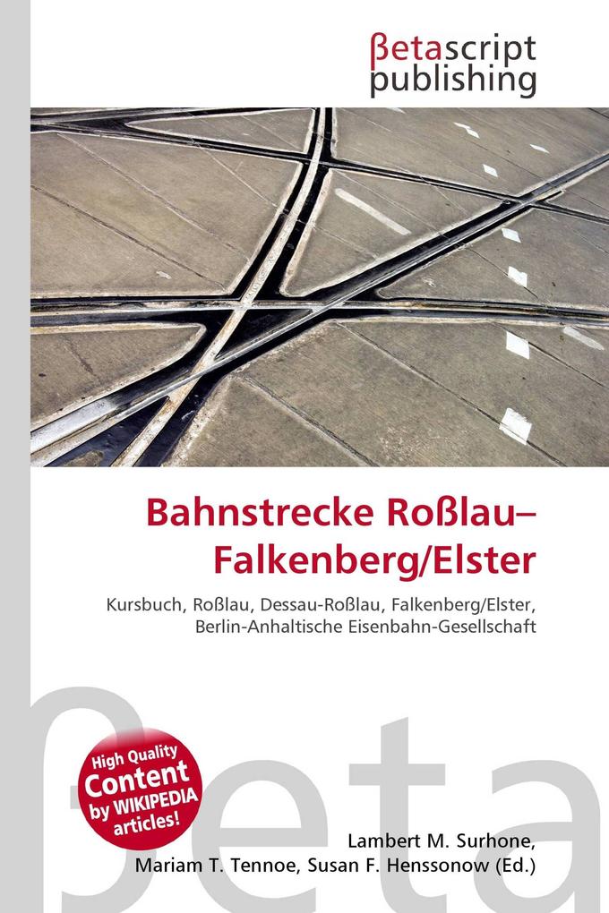 Bahnstrecke Roßlau-Falkenberg/Elster
