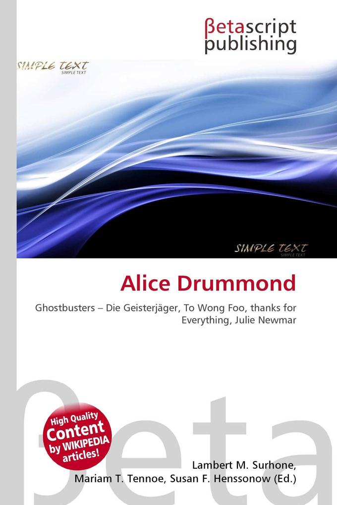 Alice Drummond