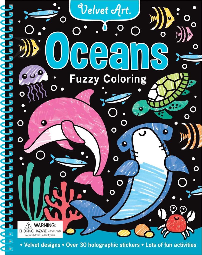 Velvet Art: Oceans Fuzzy Coloring