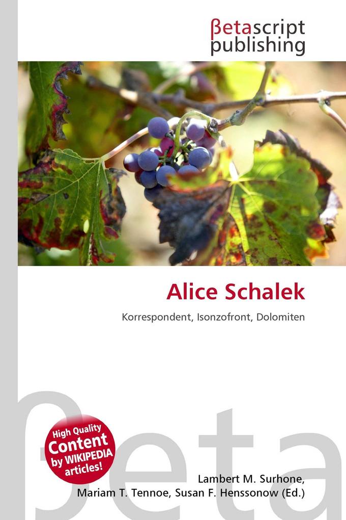 Alice Schalek
