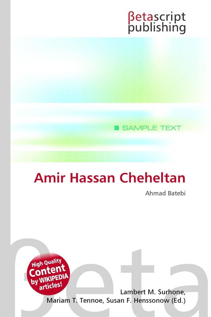 Amir Hassan Cheheltan