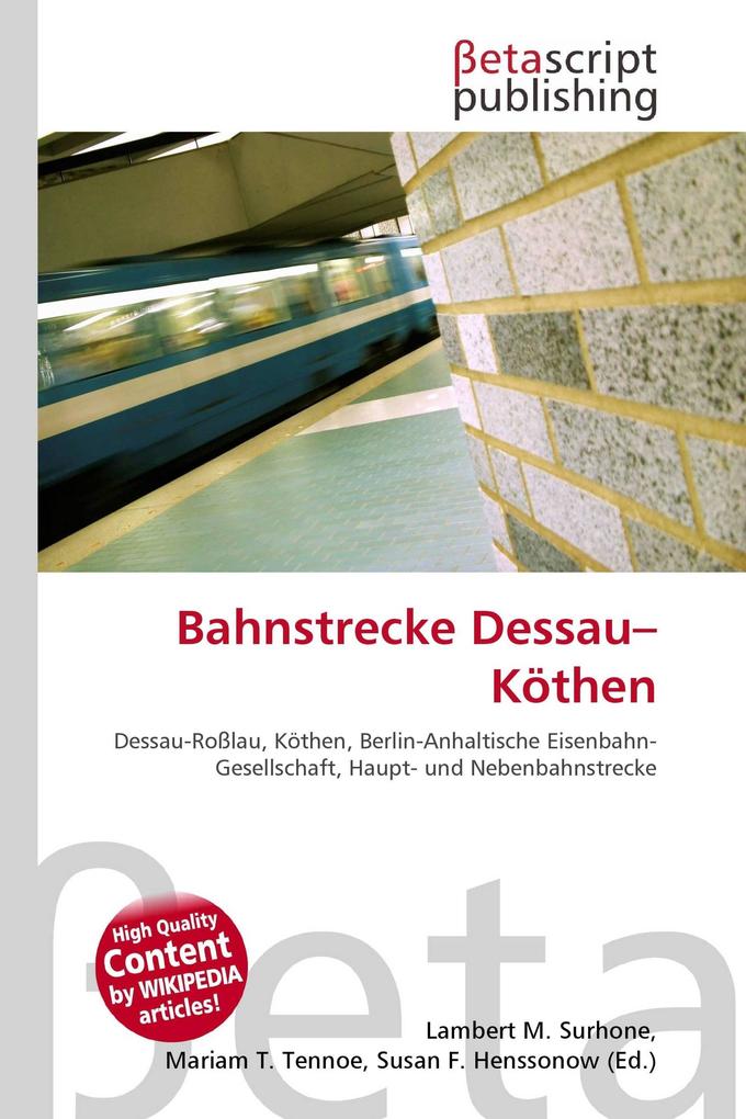 Bahnstrecke Dessau-Köthen