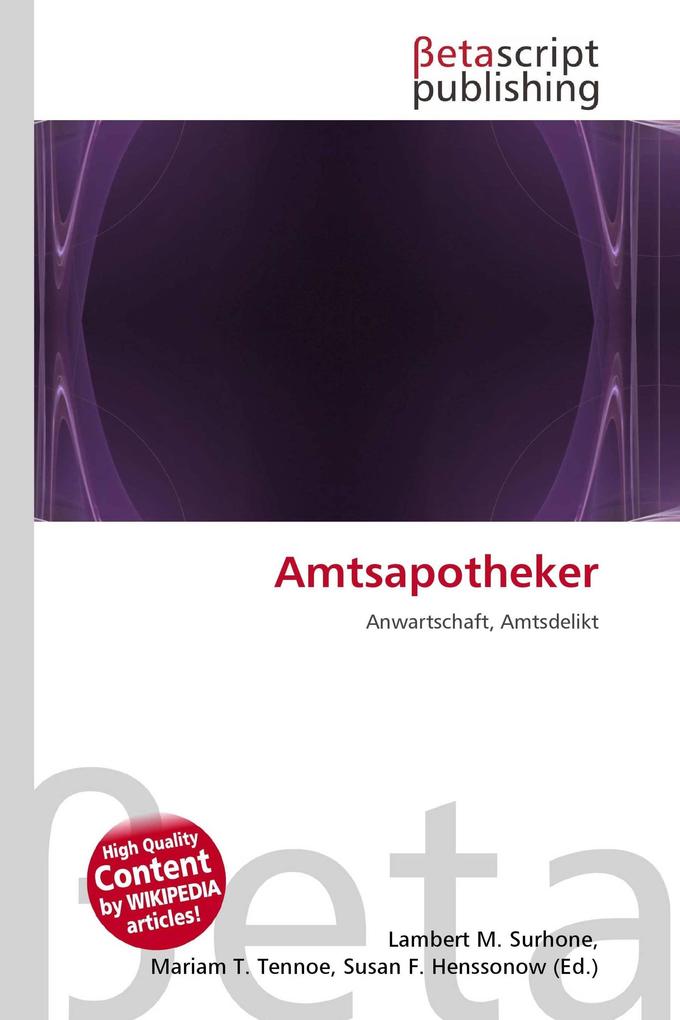 Amtsapotheker