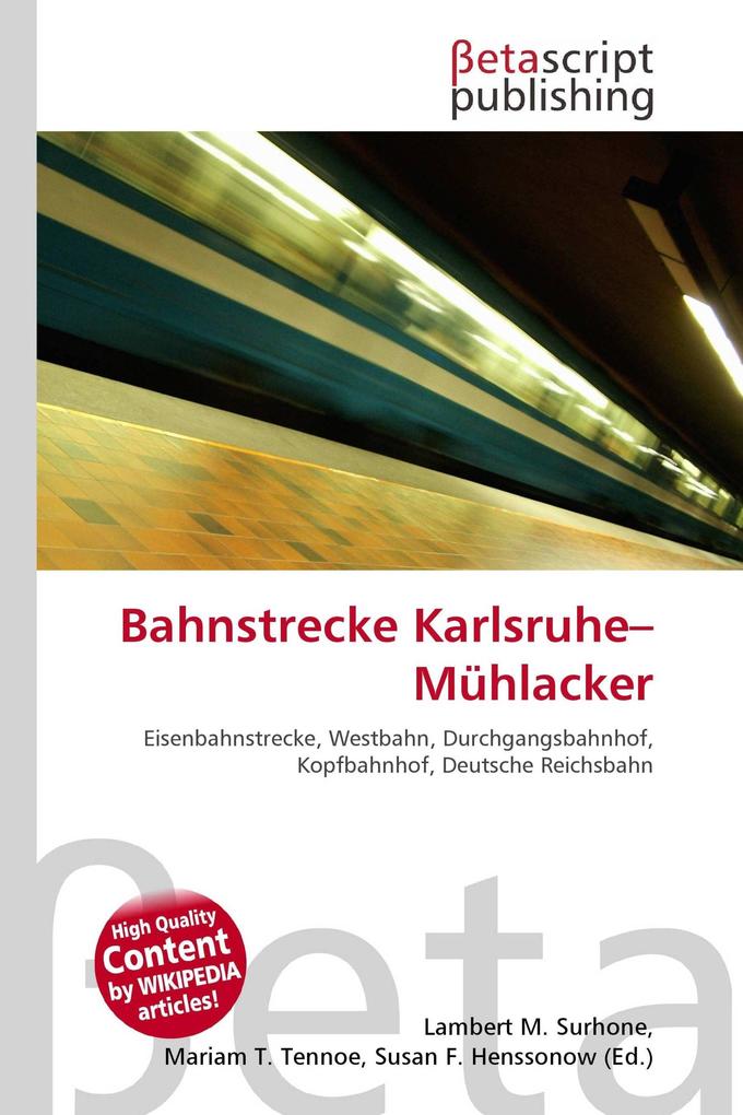 Bahnstrecke Karlsruhe-Mühlacker