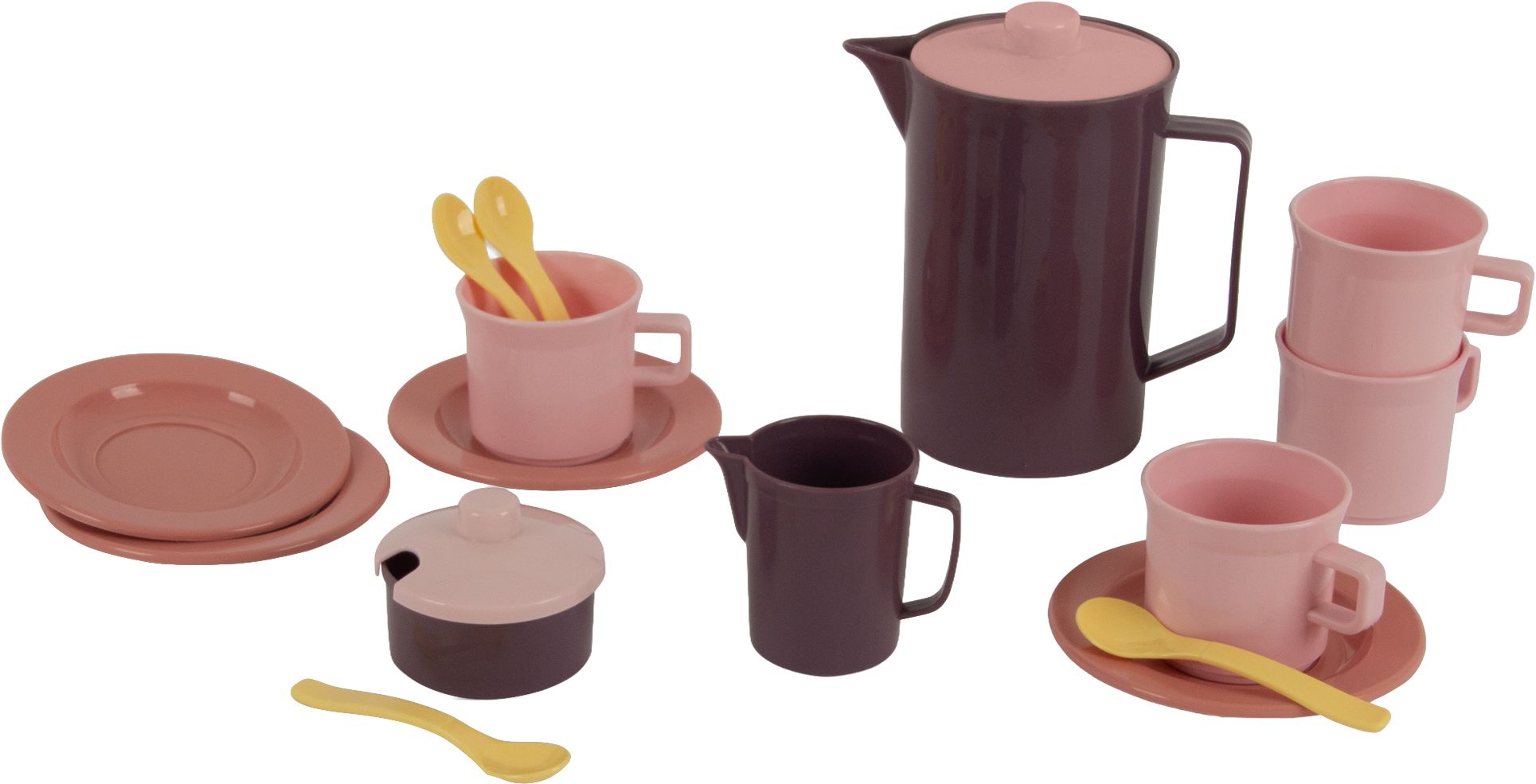 Kaffee Set im Netz 17tlg