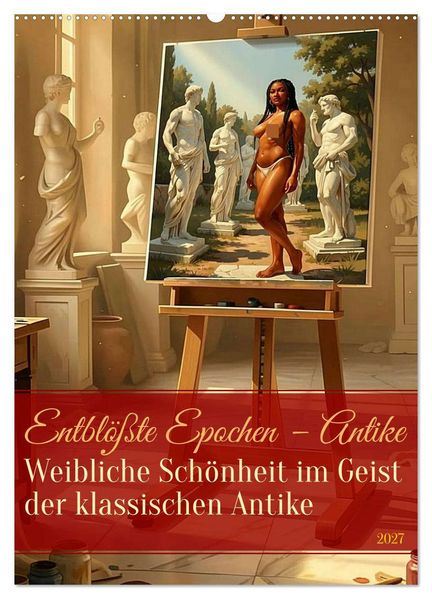 Entblößte Epochen - Antike (Wandkalender 2027 DIN A2 hoch) CALVENDO Monatskalender