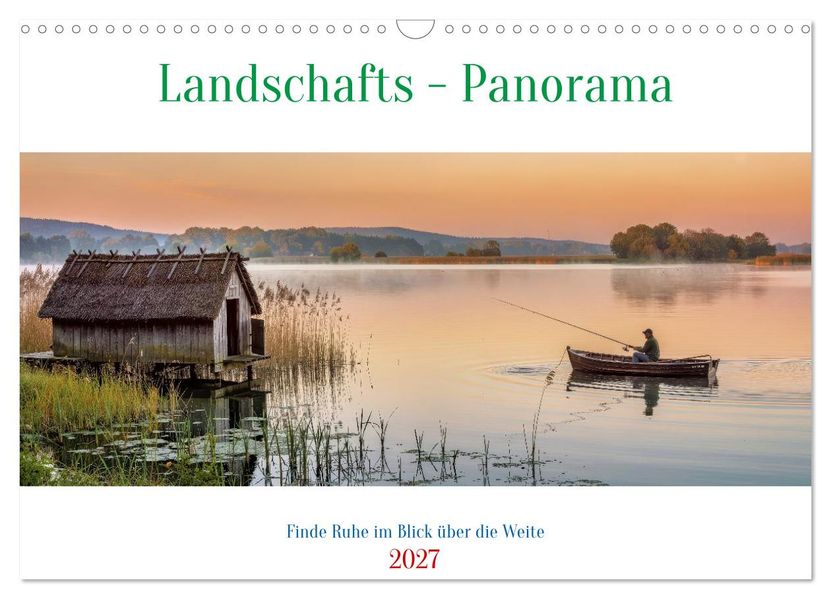 Landschafts - Panorama (Wandkalender 2027 DIN A3 quer) CALVENDO Monatskalender