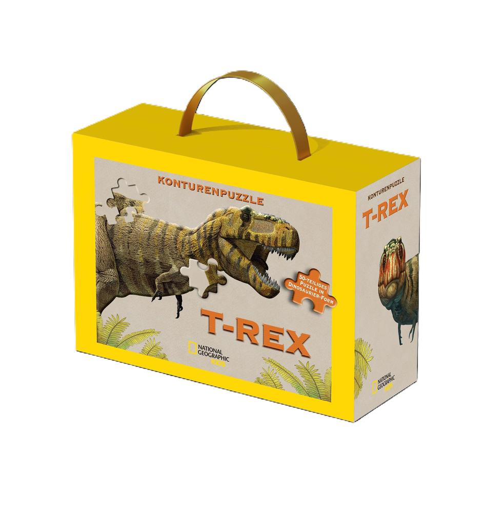 Konturenpuzzle T-Rex