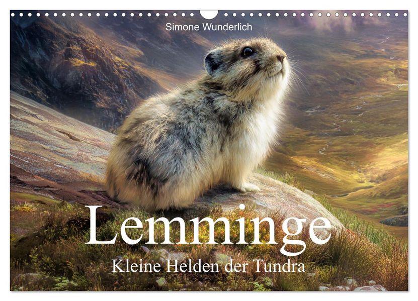 Lemminge - Kleine Helden der Tundra (Wandkalender 2027 DIN A3 quer) CALVENDO Monatskalender