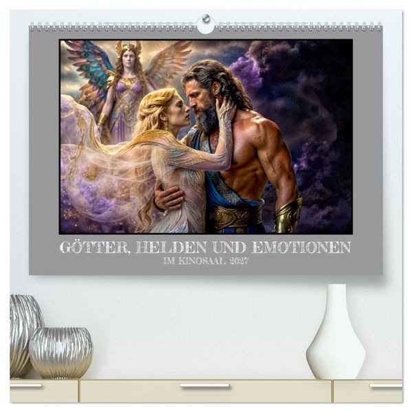 Götter Helden und Emotionen im Kinosaal (hochwertiger Premium Wandkalender 2027 DIN A2 quer) Kunstdruck in Hochglanz