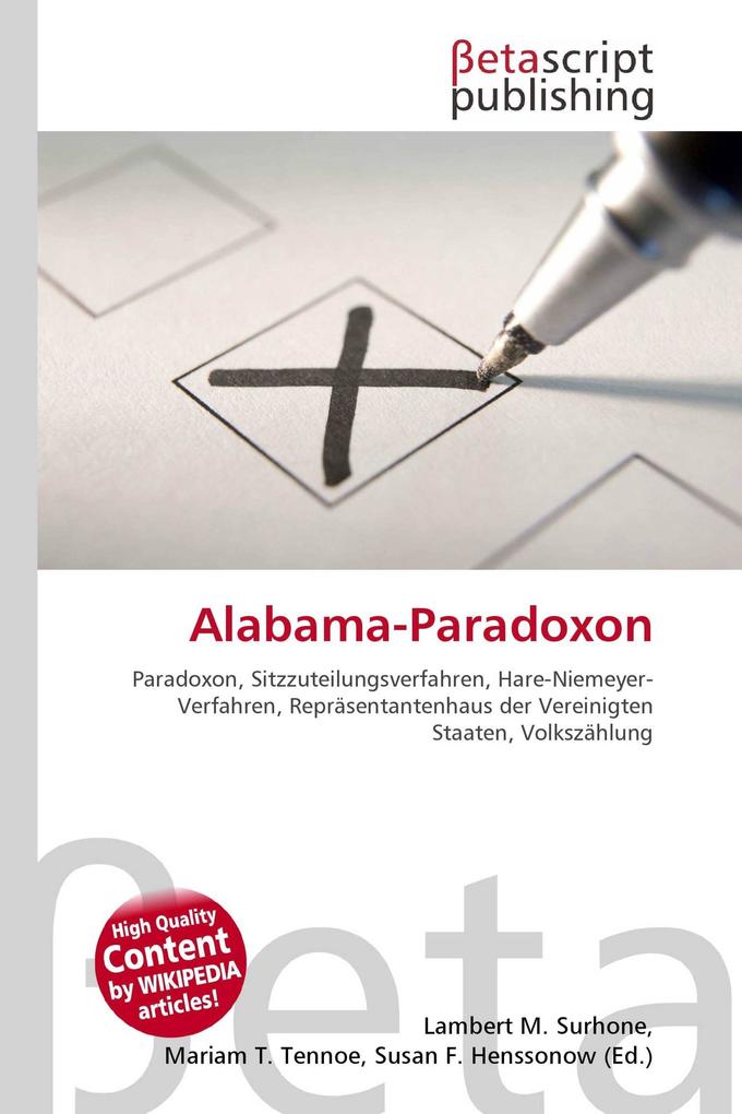 Alabama-Paradoxon