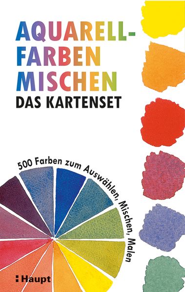 Aquarellfarben mischen - das Kartenset