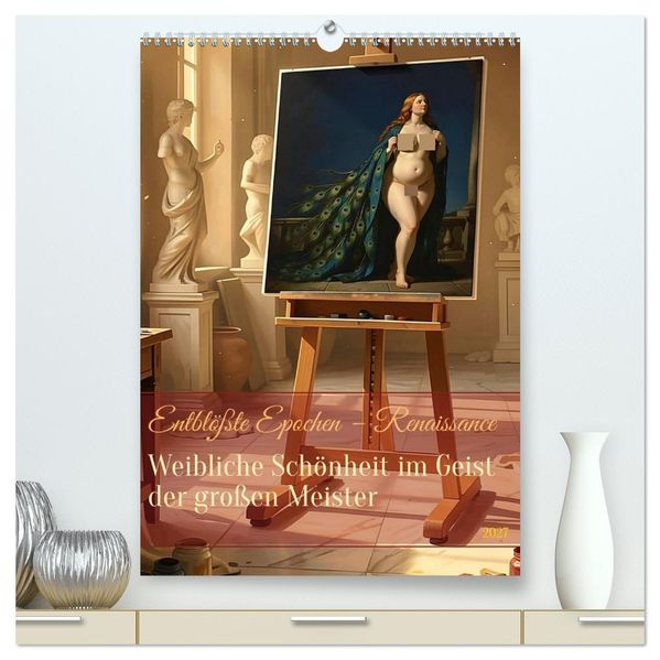 Entblößte Epochen - Renaissance (hochwertiger Premium Wandkalender 2027 DIN A2 hoch) Kunstdruck in Hochglanz