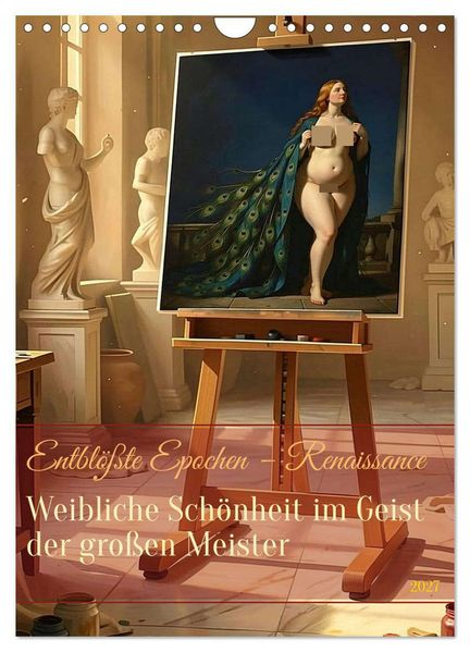 Entblößte Epochen - Renaissance (Wandkalender 2027 DIN A4 hoch) CALVENDO Monatskalender