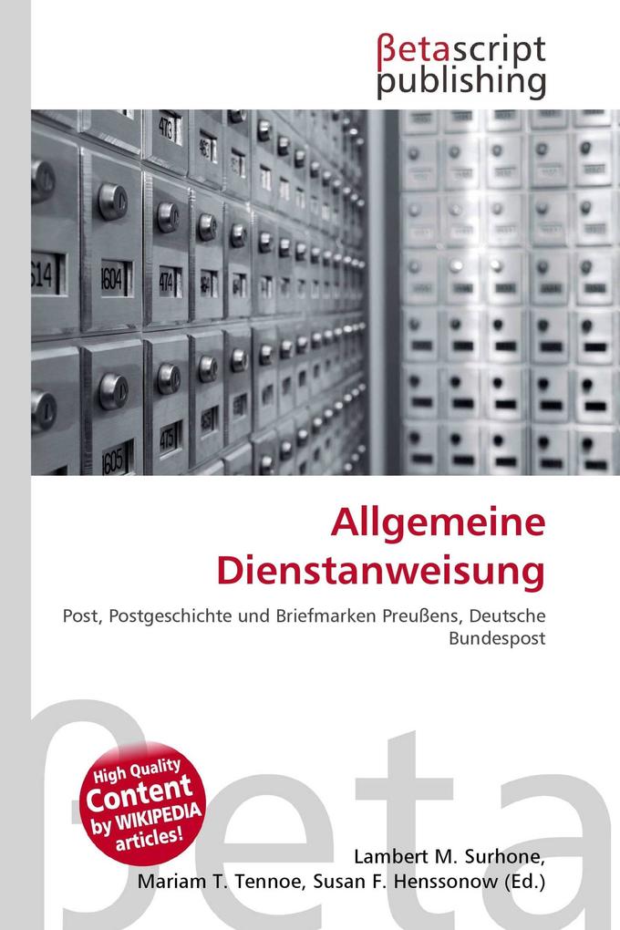 Allgemeine Dienstanweisung