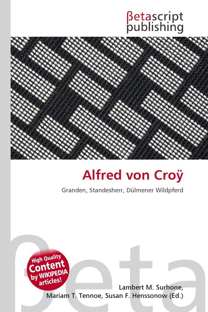 Alfred von Croÿ