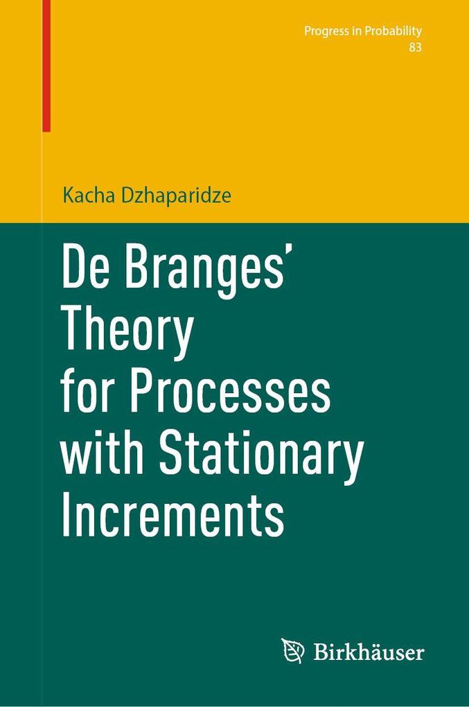 De Branges' Theory for Processes with Stationary Increments