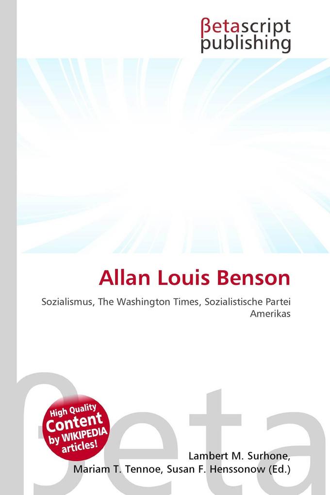 Allan Louis Benson