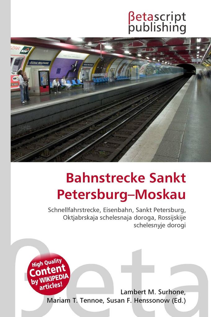 Bahnstrecke Sankt Petersburg-Moskau