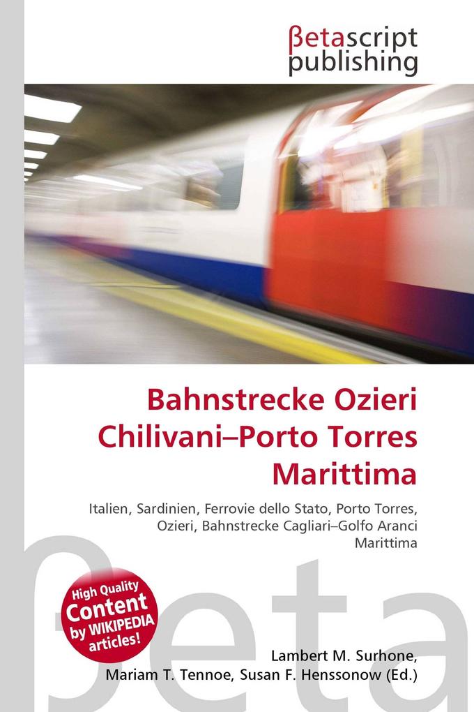 Bahnstrecke Ozieri Chilivani-Porto Torres Marittima