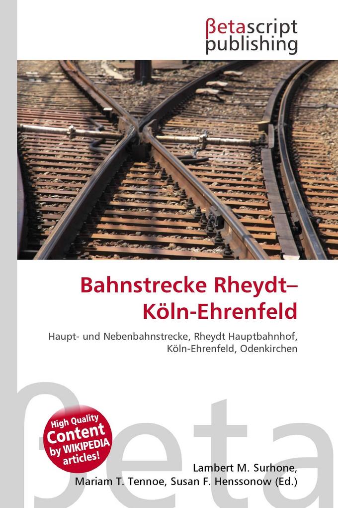 Bahnstrecke Rheydt-Köln-Ehrenfeld