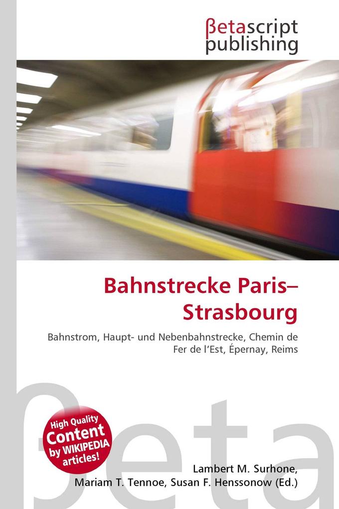 Bahnstrecke Paris-Strasbourg