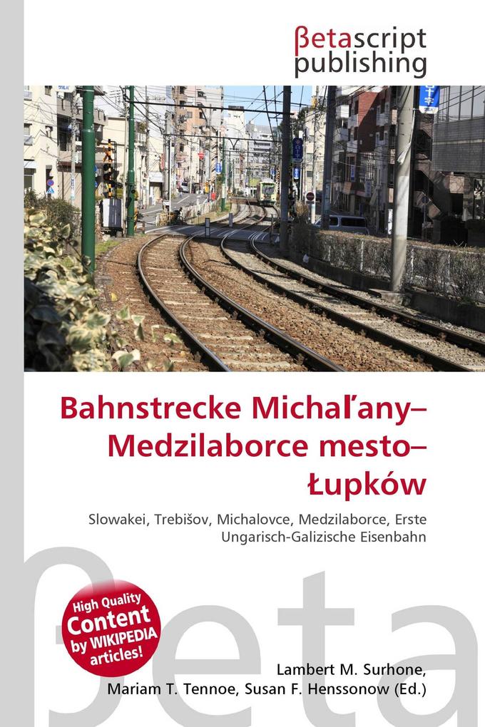 Bahnstrecke Michaany-Medzilaborce mesto-upków