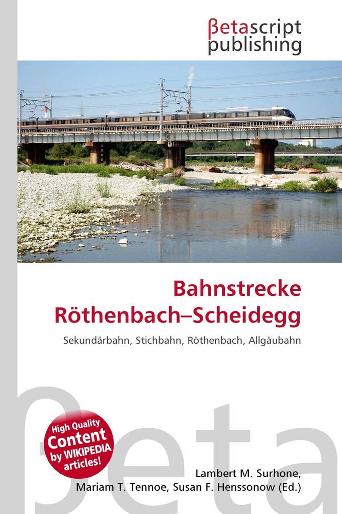 Bahnstrecke Röthenbach-Scheidegg