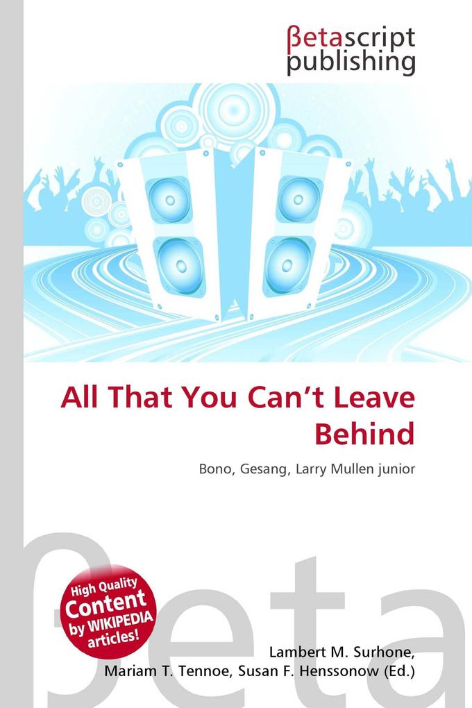 All That You Can't Leave Behind