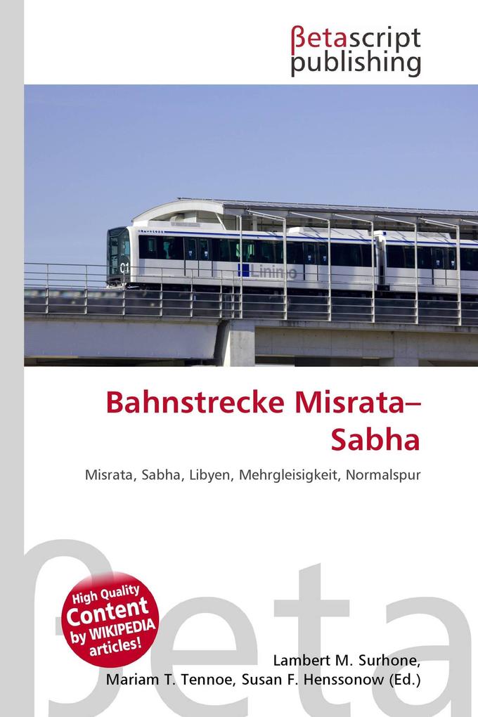 Bahnstrecke Misrata-Sabha