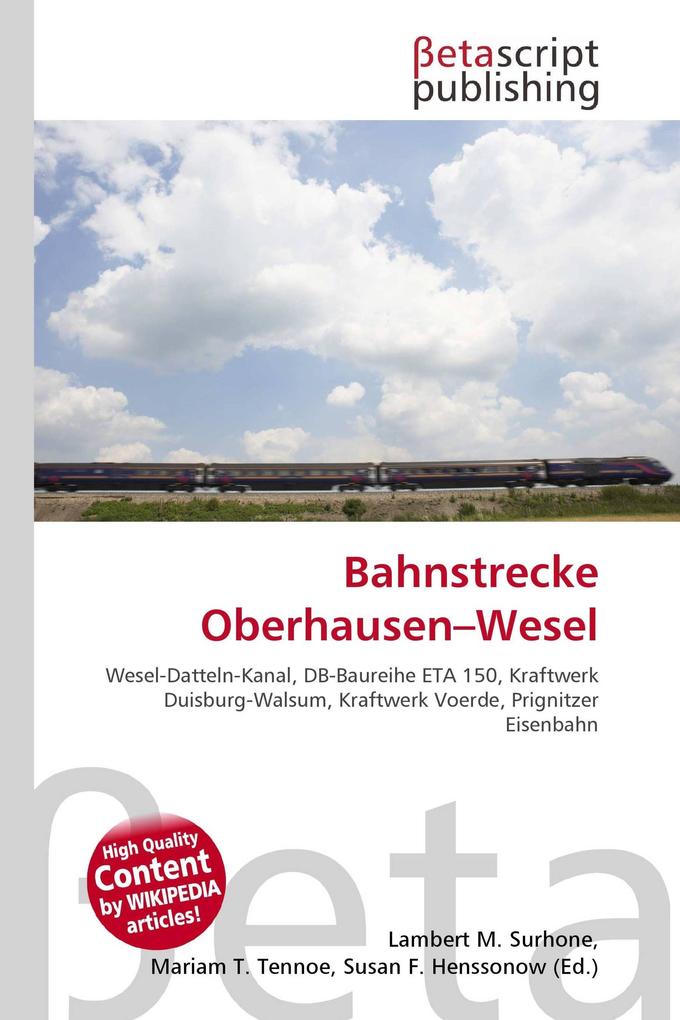 Bahnstrecke Oberhausen-Wesel