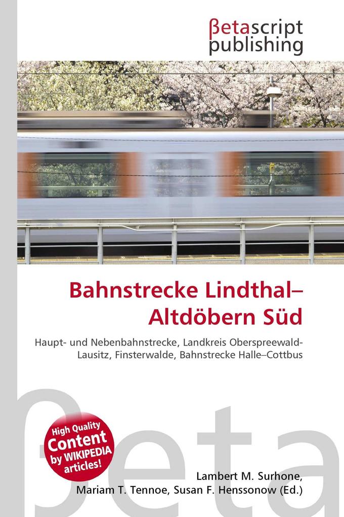 Bahnstrecke Lindthal-Altdöbern Süd