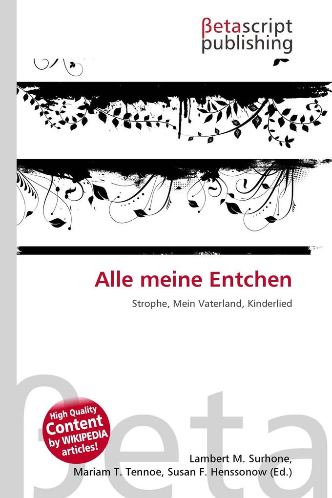 Alle meine Entchen