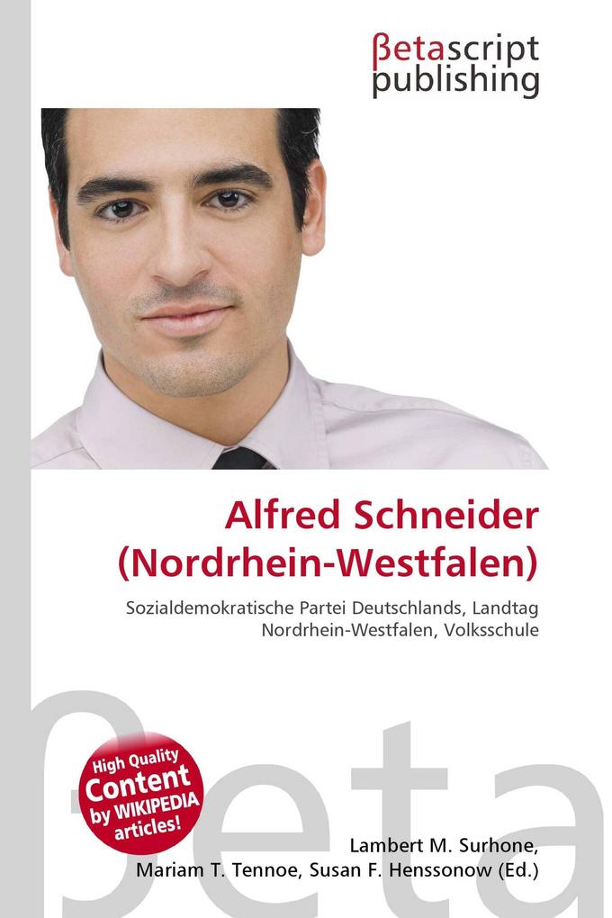 Alfred Schneider (Nordrhein-Westfalen)