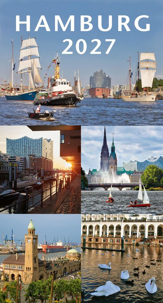 HAMBURG 2027. 3-Monats-Tischkalender