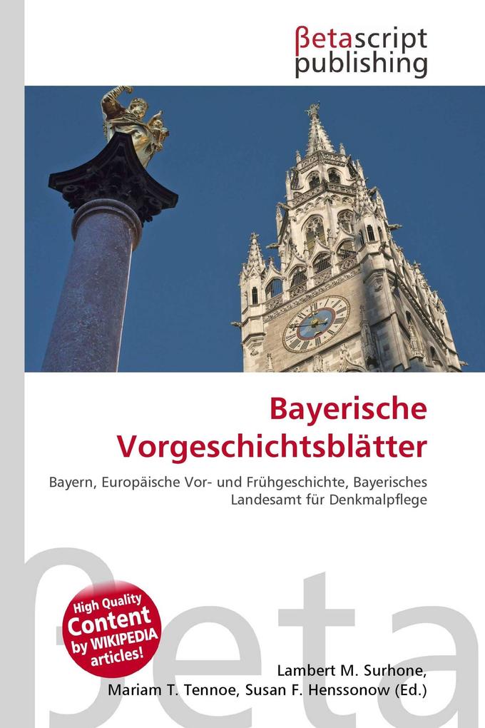 Bayerische Vorgeschichtsblätter