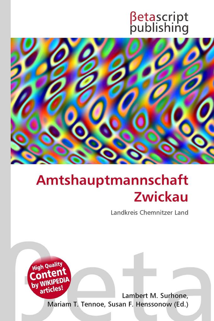 Amtshauptmannschaft Zwickau