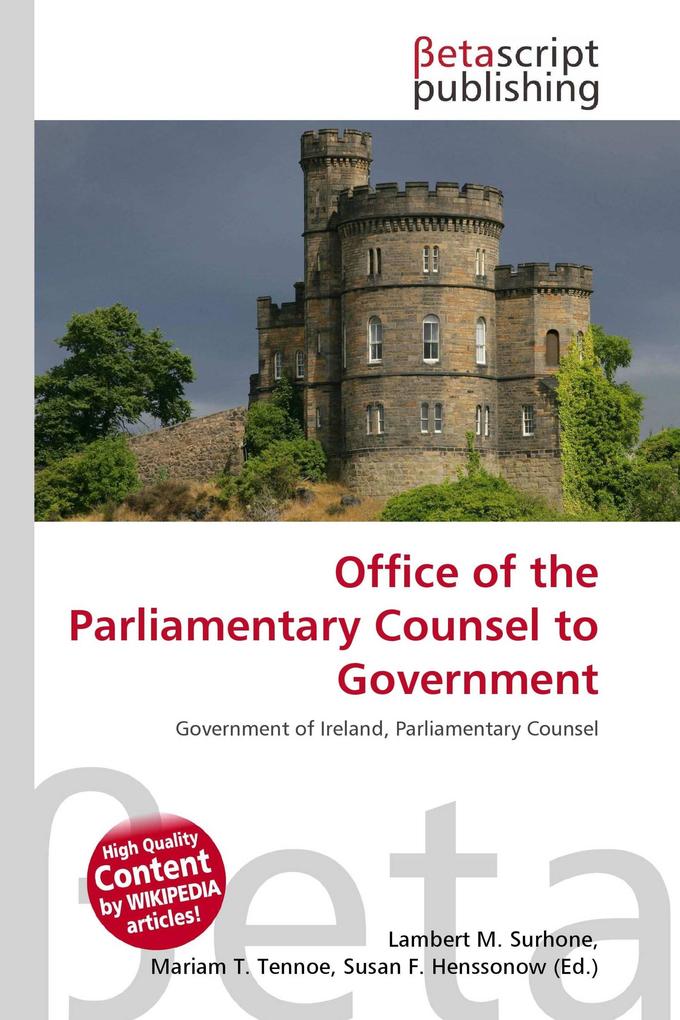 Office of the Parliamentary Counsel to Government