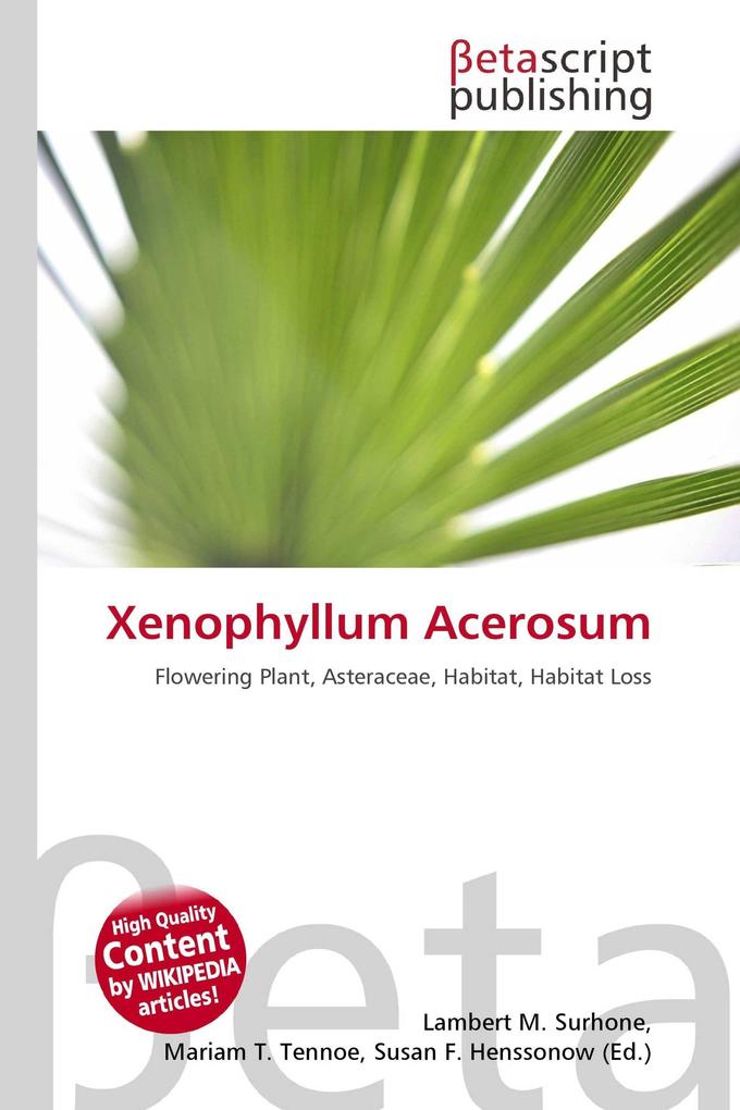 Xenophyllum Acerosum