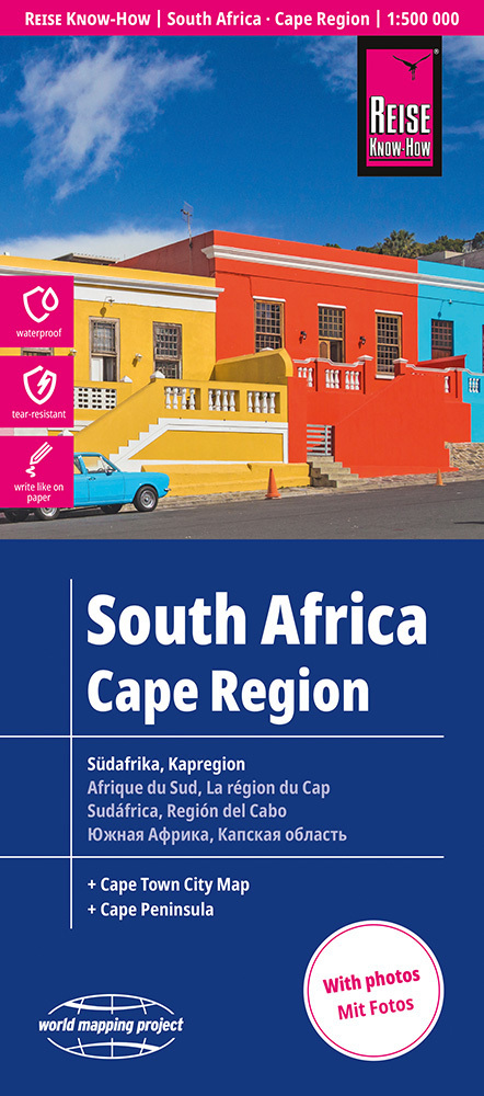 Reise Know-How Landkarte Südafrika Kapregion | South Africa Cape Region (1:500.000)