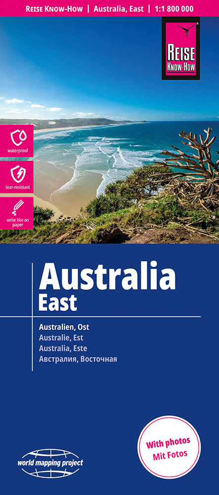 Reise Know-How Landkarte Australien Ost | Australia East (1:1.800.000)