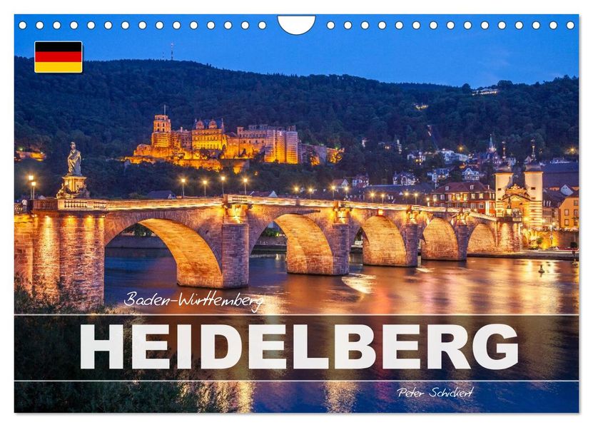 Baden-Württemberg - Heidelberg (Wandkalender 2027 DIN A4 quer) CALVENDO Monatskalender